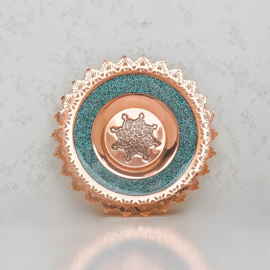 بشقاب فیروزه کوبی